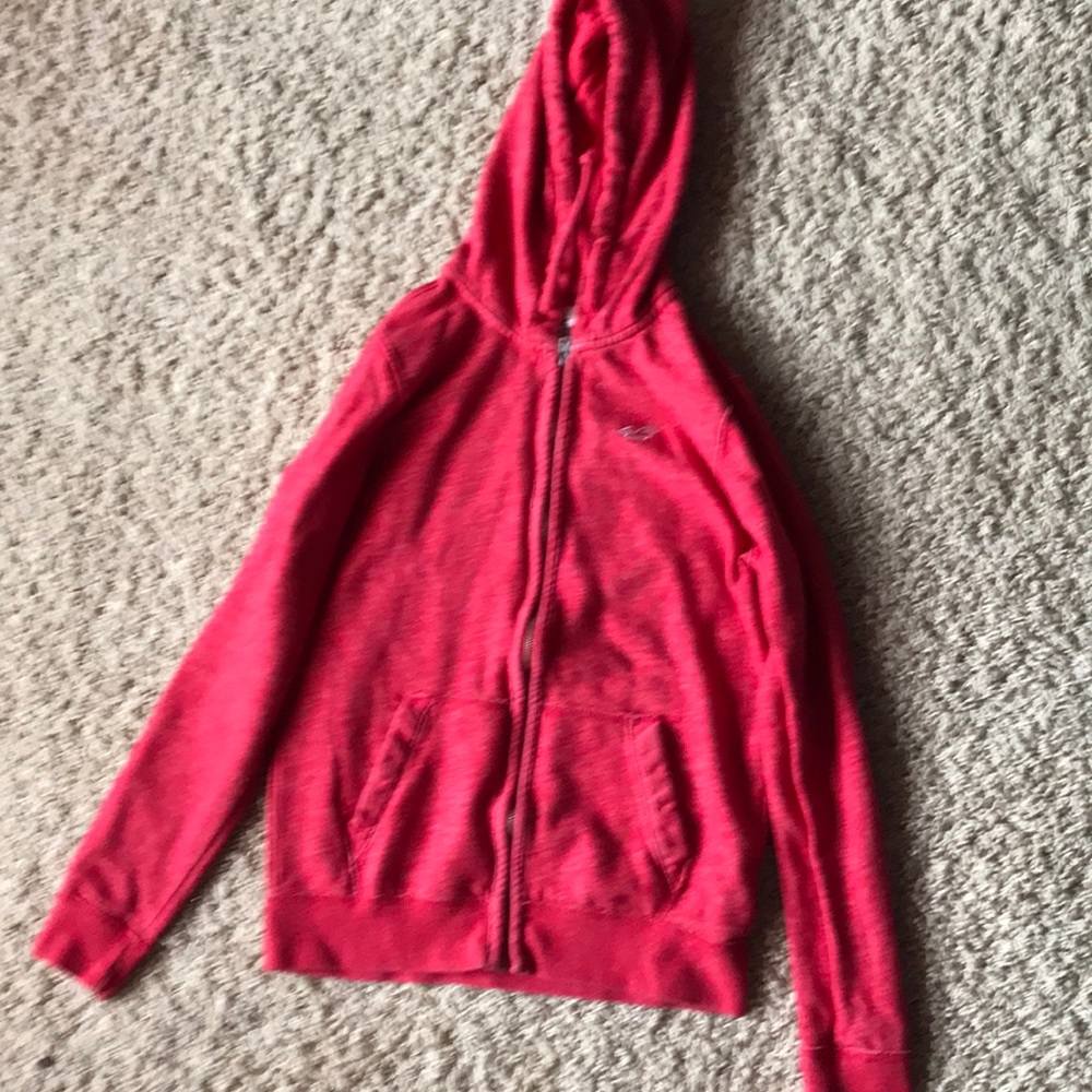 hollister zip up hoodie